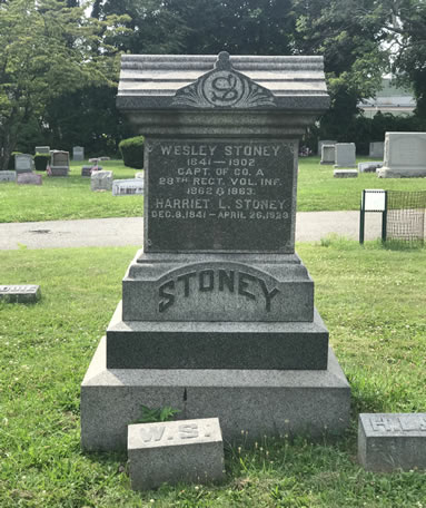 Wesely stoney gravestone